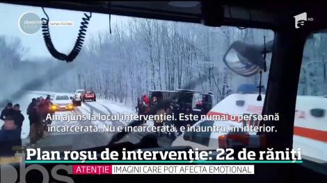Plan roșu de interveție în Iași. 22 de oameni au fost răniţi