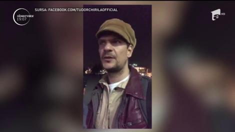 Tudor Chirilă, acuzat că l-a lovit un bărbat. Artistul spune că îi pare rău că şi-a ieşit din fire