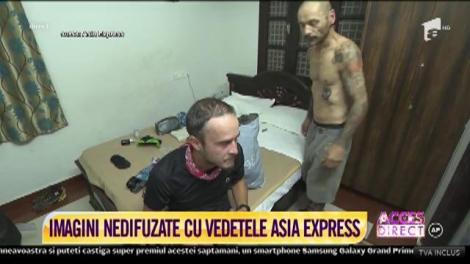 Imagini nedifuzate cu vedetele din Asia Express. Şerban Copoţ e tot mai îngrozit de mizeria din India