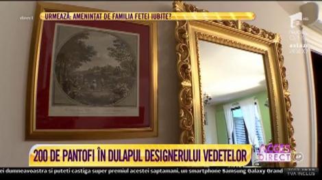 Paradisul imobiliar al designerului vedetelor Andra Ţurcanu. Și-a cumpărat mobila din Paris și Veneția