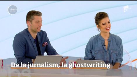 Liviana Tane, scriitoarea fantomă, a venit în platoul Observator. Cum a trecut de la jurnalism la ghost writing