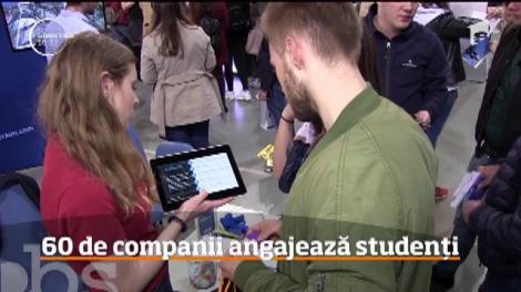 60 de companii angajează studenți din Cluj. Recrutarea se face prin intermediul unei aplicaţii