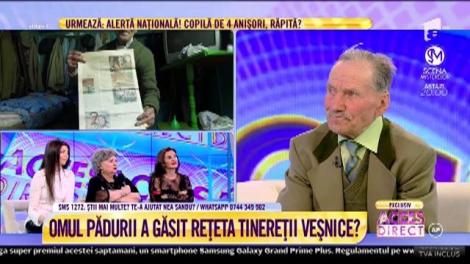 Ceaiurile lui Nea Sandu Drăgănoiu au efecte miraculoase?: Vindec boli de gastrită, ficat, stomac și plămâni