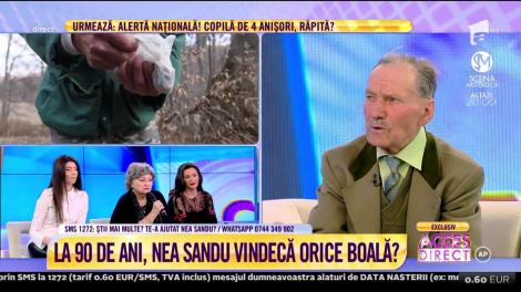 Ceaiurile lui Nea Sandu Drăgănoiu au efecte miraculoase: "Vindec boli de gastrită, ficat, hemoroizi, stomac și plămâni''