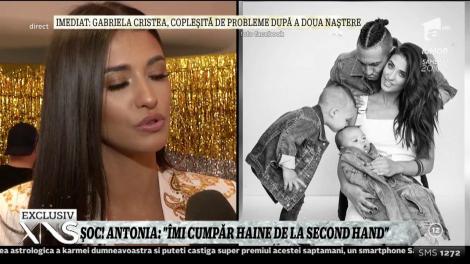 Şoc! Antonia: "Îmi cumpăr haine de la second hand"