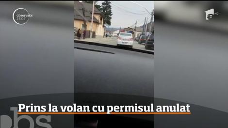 O condamnare pentru conducere fără permis nu l-a împiedicat pe un om de afaceri din judeţul Maramureş să se urce din nou la volan