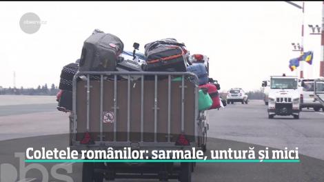 Românii iubesc mâncarea tradiţională. Sarmale, untură și mici, în colete trimise și la mii de kilometri depărate