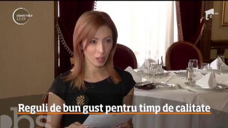 Stil și rafinament la masă. Oana Alexandru, consilier de stil și etică ne dă sfaturi despre o cină reușită