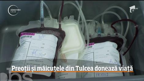 Preoți, măicuțe și studenți la Teologie au dat „Picături de viață”. Alătură-te și tu campaniei și stopează criza de sânge din spitalele românești