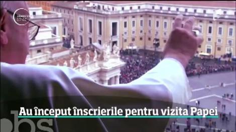 Au început înscrierile pentru vizita Papei Francisc. Cum pot solicita credincioşii un bilet de acces