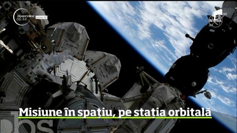 Doi astronauţi de pe Staţia Orbitală Internaţională au ieşit din nou în spaţiu
