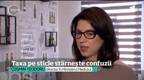 Taxa pe sticlă stârnește confuzii