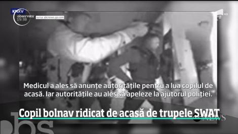 Un copil de doi ani din America a fost dus la medic cu mascaţii