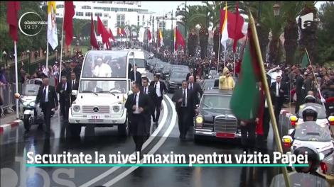 Securitate la nivel maxim pentru vizita Papei Francisc