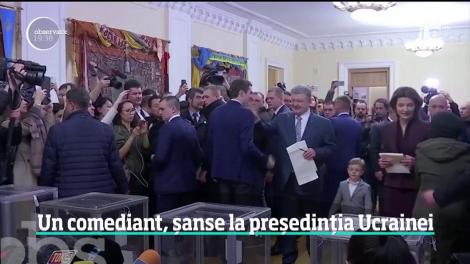 Un comediant fără pic de experienţă politică are cele mai mari şanse la preşedinţia Ucrainei