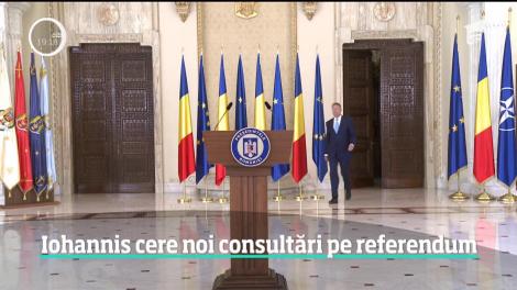 Klaus Iohannis cere noi consultări pe referendumul din 26 mai 2019