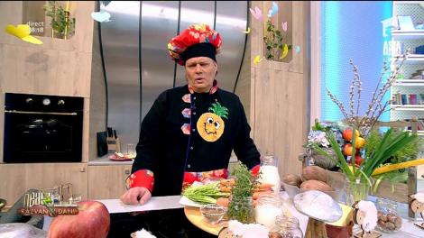 Reţeta zilei: Friptura bunicii. Friptură din ceafă de porc cu piure de cartofi și morcovi caramelizați