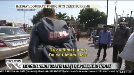 Imagini nedifizate din Asia Express. Ce vedetă a fost luată la întrebări de un polițist!