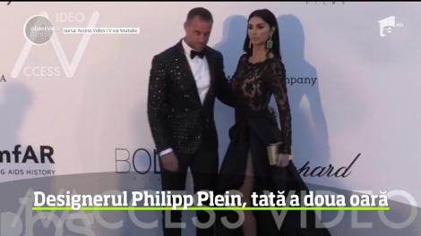 Designerul Philipp Plein, tată a doua oară