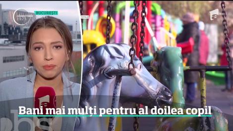 Bani mai mulți pentru mamele care fac și al doilea copil