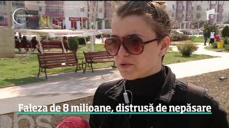 Faleza de opt milioane de euro, pe care se plimbau turiștii între Mamaia şi Năvodari, arată jalnic