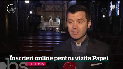 Înscrieri online pentru vizita Papei în România