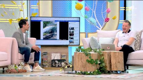 Smiley news. Nu este din Militari, deşi ne dorim! O betonieră face curcubeu pe străzi!