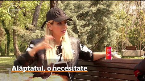 Andreea Bănică, sfaturi despre alăptare. A învăţat exersând cum e parenting-ul și  are deja câteva reguli