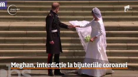 Regina Elisabeta a II-a i-ar fi pus interdicţie lui Meghan Markle la bijuteriile coroanei