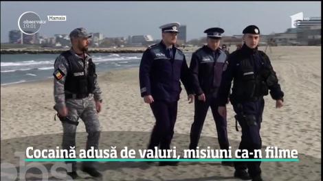 Operaţiune de amploare pe litoralul românesc. Sute de kilograme de cocaină pură ajung pe mal, iar Poliţia a lansat un apel public fără precedent