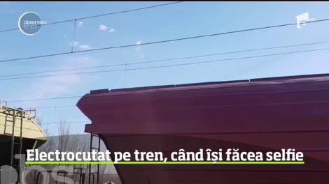 Un copil de 12 ani din Vrancea a ajuns la spital după ce s-a electrocutat, pe un tren