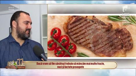 Diata bazată pe carne roșie, grăsimi și zahăr, pericol de moarte! Nutriționistul Cristian Mărgărit: Excesul de calorii ne omoară