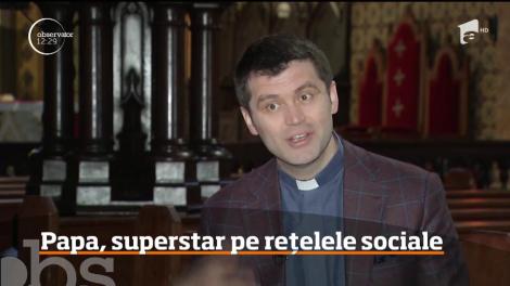 Papa Francisc are aproape 50 de milioane de urmăritori pe Twitter