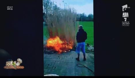 Smiley News. German gospodar! Aproape i-a luat foc casa, dar a stat cu mâinile în buzunar și a privit - Video