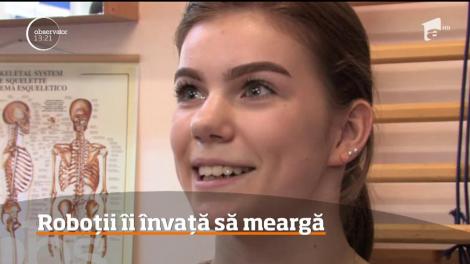Oameni care nu mai pot merge sau trebuie să înveţe să îşi folosească din nou mâinile o pot face cu ajutorul terapeuţilor şi al unor roboţi de ultimă generaţie