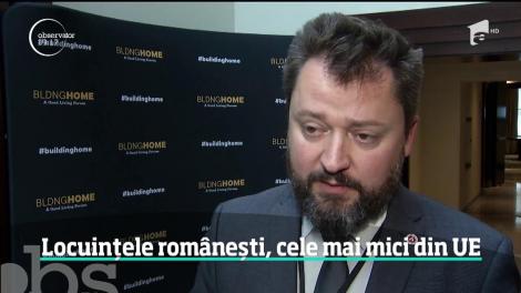 Locuinţele din România, cele mai mici din UE