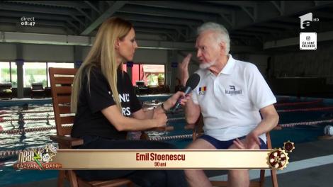 Emil Stoenescu, multiplu medaliat, la 90 de ani: Nu m-am gândit că voi face înot de performanță. În 2016 am participat la primul campionat național
