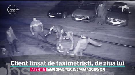 Mai mulţi taximetrişti din Galaţi au atacat cu răngi şi bâte un client!