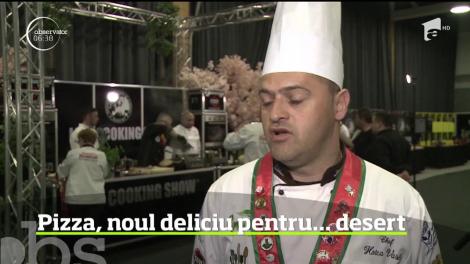 Pizza, noul deliciu pentru desert