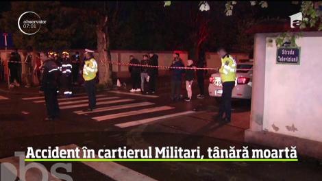 Accident înfiorător în cartierul Militari! O tânără de 19 ani a murit la doar câteva străzi de casă, după serviciu - Video