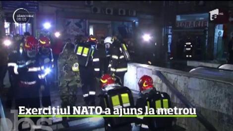 Exercițiul NATO a ajuns la metrou