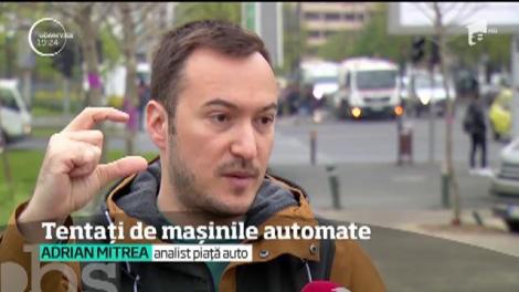 Tot mai mulţi şoferi aleg maşinile cu transmisie automată