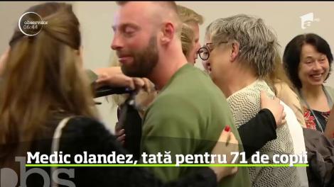 Un medic olandez a devenit tată pentru 71 de copii