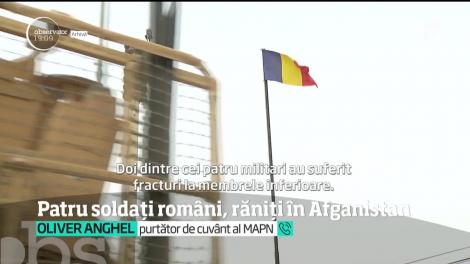 Patru militari români au fost răniţi în Afganistan