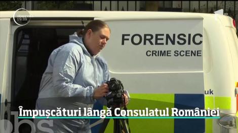S-au tras focuri de armă în apropierea Consulatului României la Londra