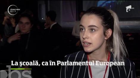 Tinerii pasionaţi de o carieră diplomatică s-au reunit pentru a simula activitatea Parlamentului European