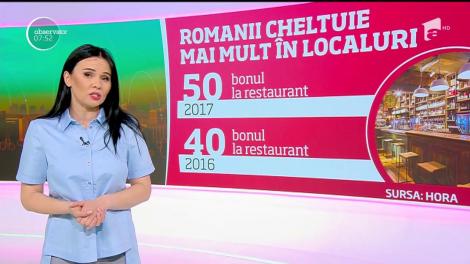 Numărul restaurantelor din România e în continuă creştere
