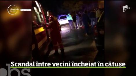 Scandal între vecini încheiat în cătuşe, în Ştefăneşti Argeş