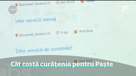 Firmele de curățenie, la mare căutare. Cât costă curățenia generală pentru Paște