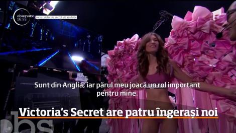 Victoria's Secret are patru îngerași noi. Ele sunt cele mai noi manechine care vor defila în lenjerie intimă